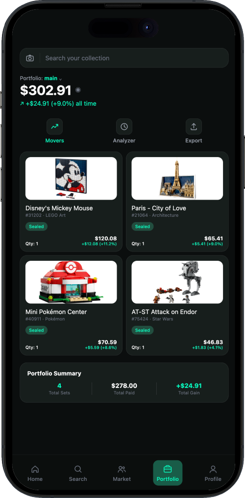 Portfolio Screen